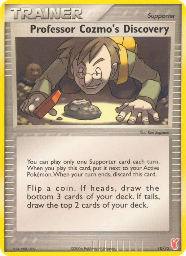 Professor Cozmo's Discovery EX Trainer Kit 2 Plusle card