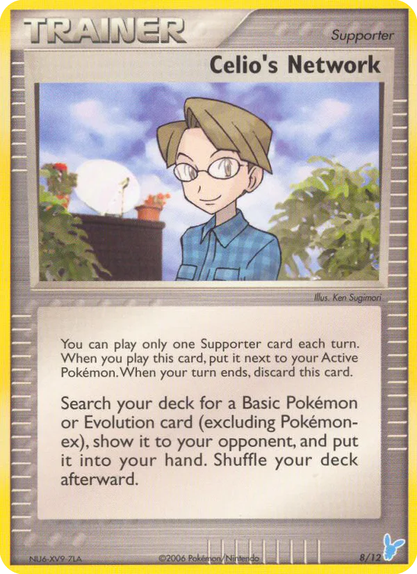 Celio's Network EX Trainer Kit 2 Minun card
