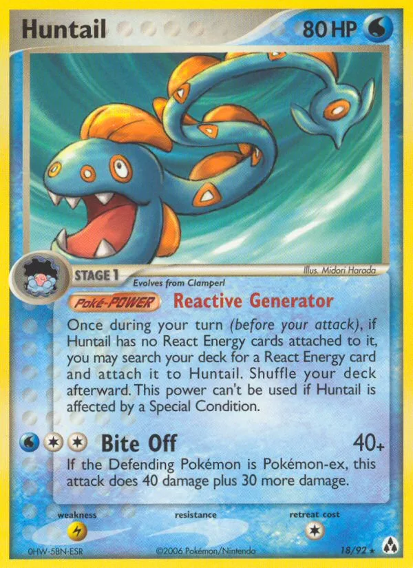 Huntail EX Legend Maker card