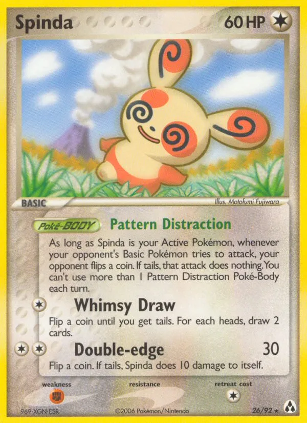 Spinda EX Legend Maker card