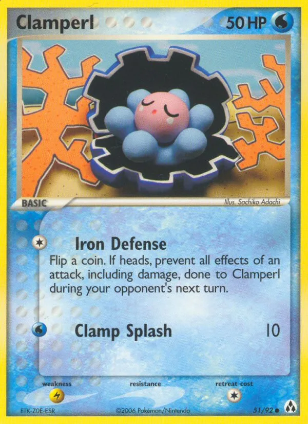 Clamperl EX Legend Maker card