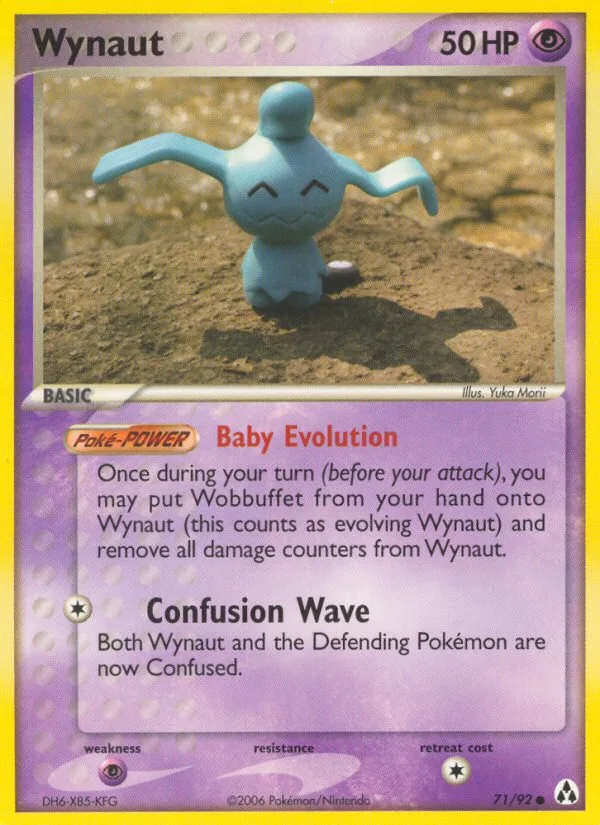 Wynaut EX Legend Maker card