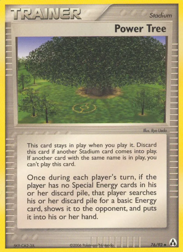Power Tree #76 EX Legend Maker Pokemon card