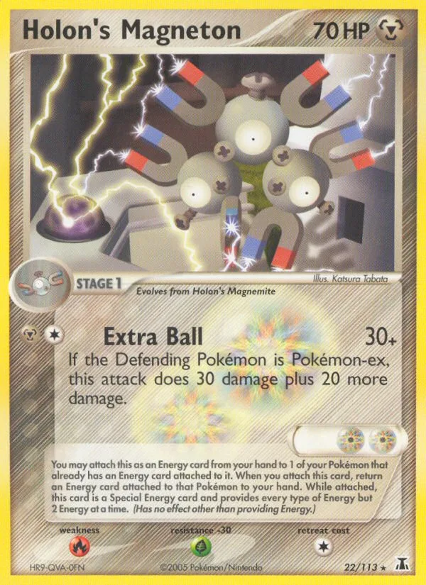 Holon's Magneton #22 EX Delta Species Pokemon card