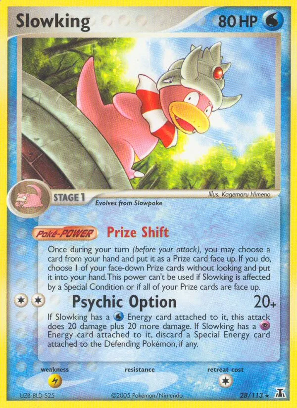 Slowking #28 EX Delta Species Pokemon card