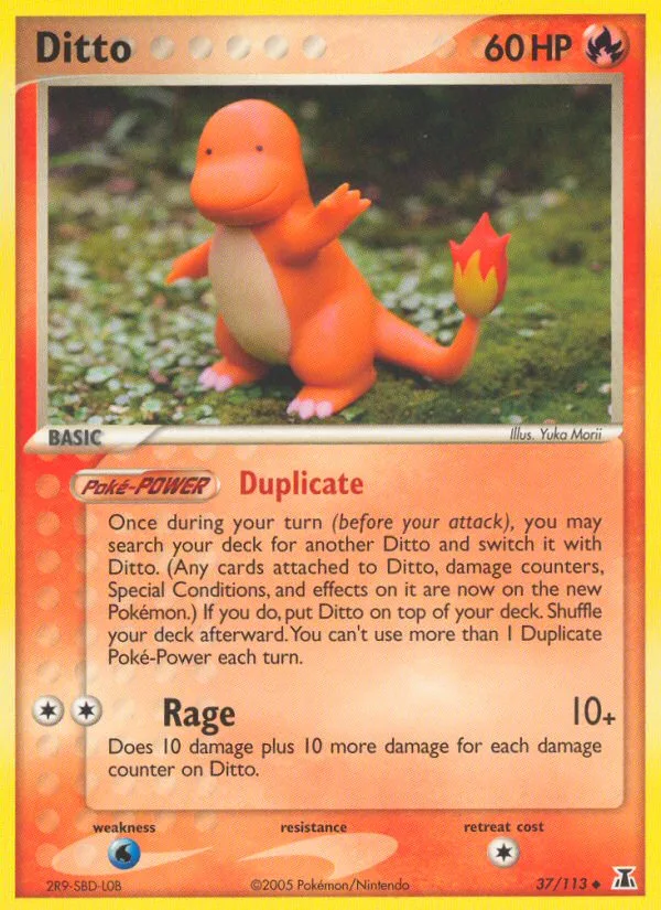 Ditto #37 EX Delta Species Pokemon card