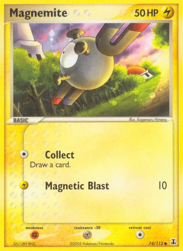 Magnemite #74 EX Delta Species Pokemon card