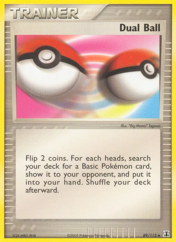 Dual Ball EX Delta Species card