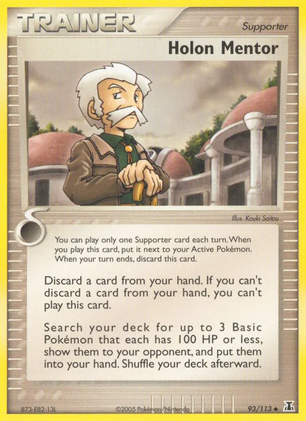 Holon Mentor #93 EX Delta Species Pokemon card