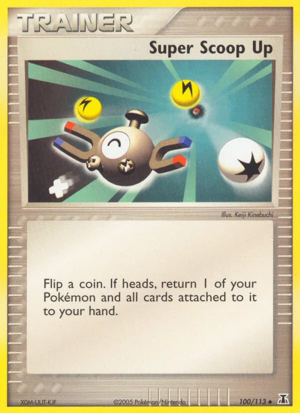 Super Scoop Up #100 EX Delta Species Pokemon card