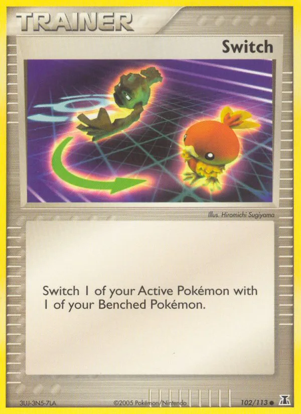 Switch #102 EX Delta Species Pokemon card