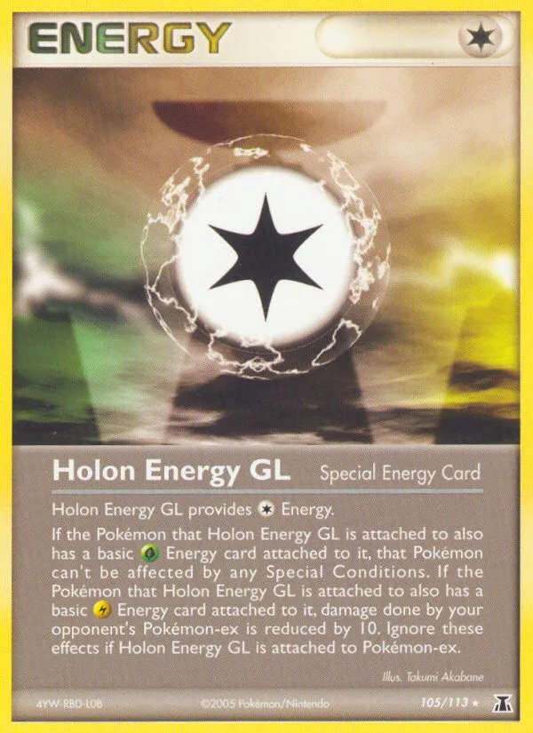 Holon Energy GL #105 EX Delta Species Pokemon card