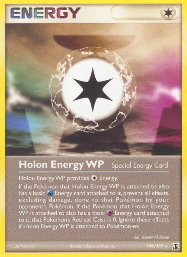 Holon Energy WP #106 EX Delta Species Pokemon card