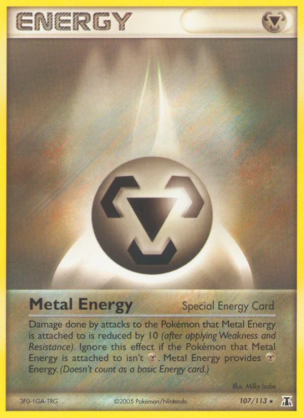 Metal Energy #107 EX Delta Species Pokemon card
