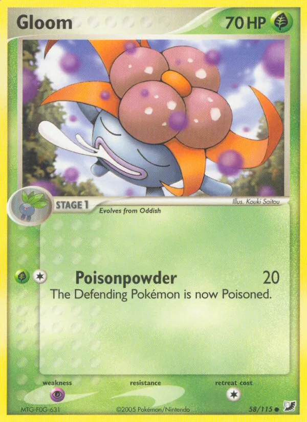 Gloom EX Unseen Forces card