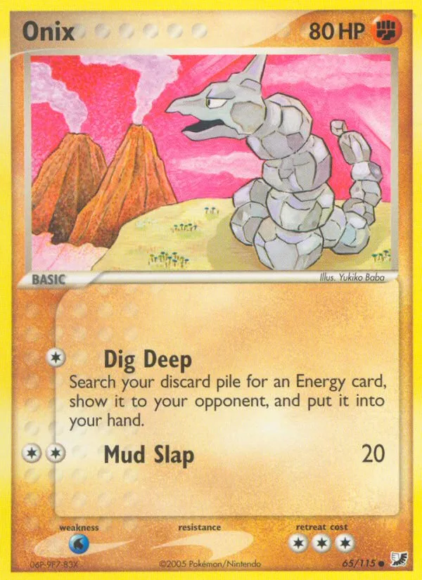 Onix EX Unseen Forces card