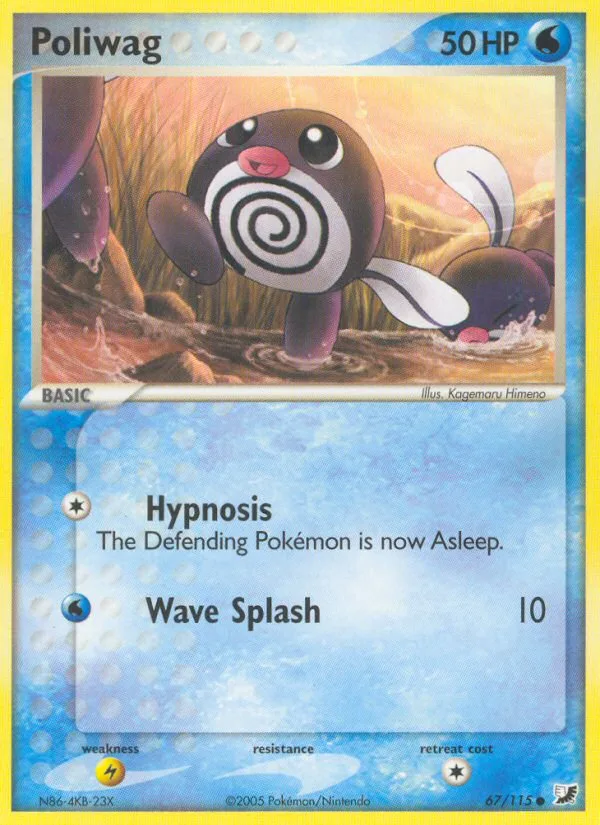 Poliwag EX Unseen Forces card
