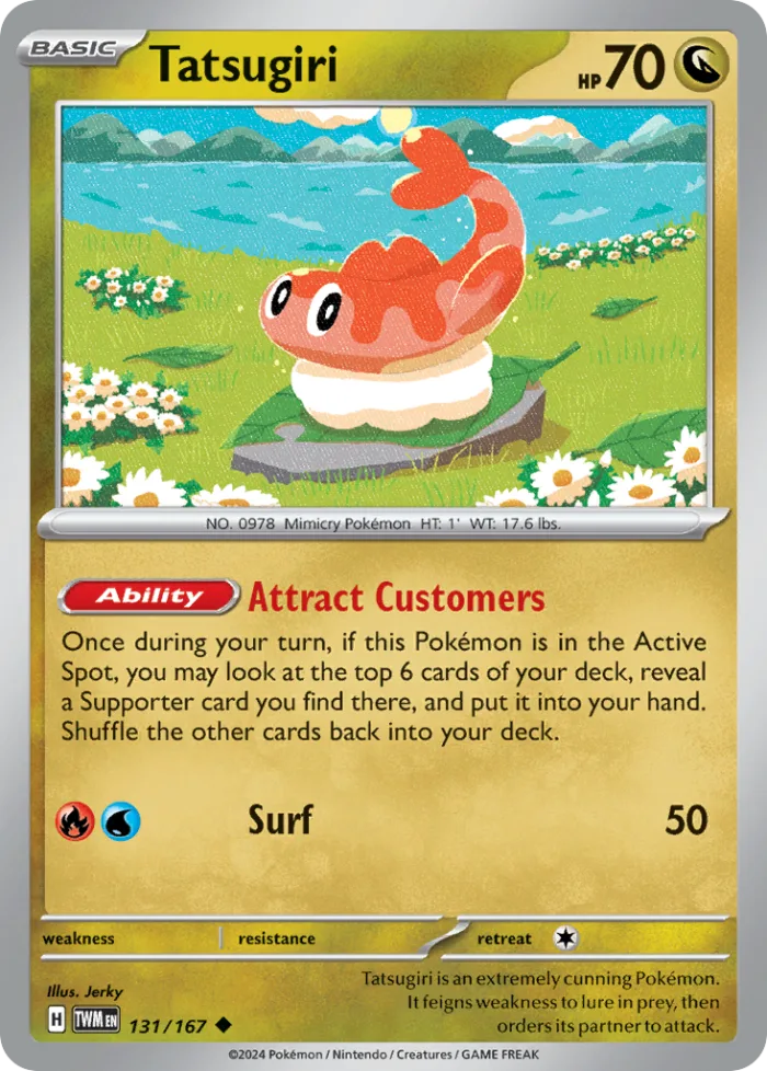 Tatsugiri #131 Twilight Masquerade Pokemon card