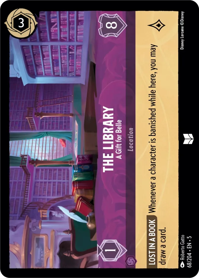 The Library #68 Shimmering Skies Disney Lorcana card