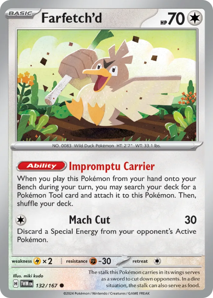 Farfetch'd #132 Twilight Masquerade Pokemon card
