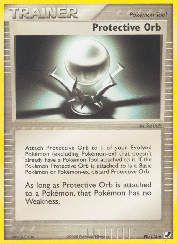 Protective Orb #90 EX Unseen Forces Pokemon card