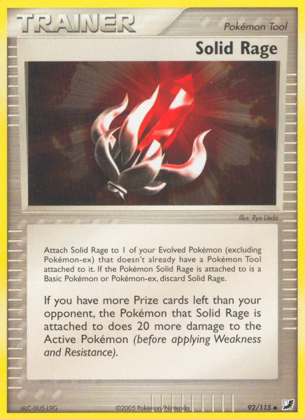 Solid Rage #92 EX Unseen Forces Pokemon card