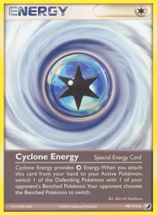 Cyclone Energy #99 EX Unseen Forces Pokemon card