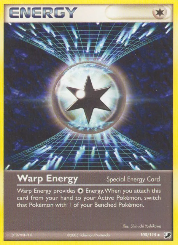 Warp Energy #100 EX Unseen Forces Pokemon card