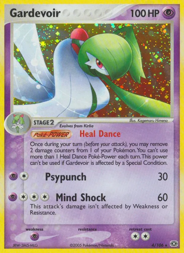 Gardevoir #4 EX Emerald Pokemon card