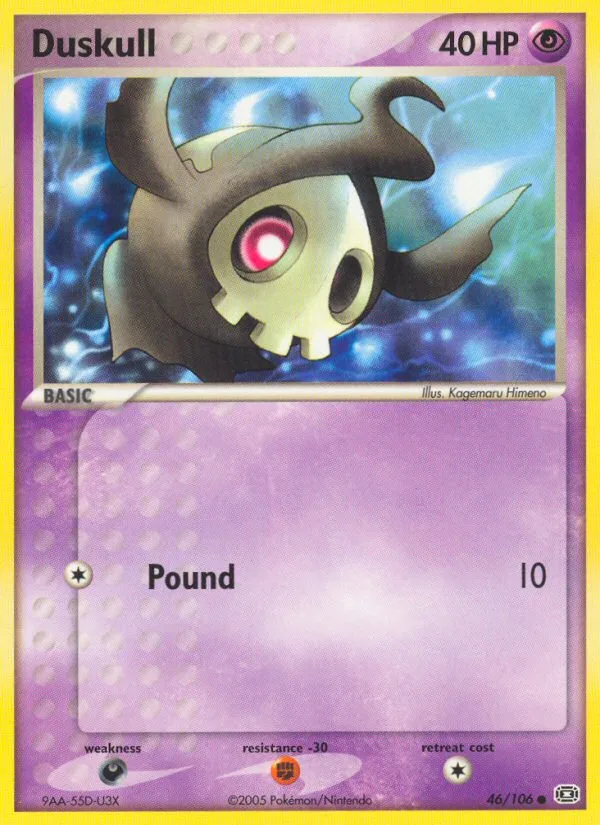 Duskull #46 EX Emerald Pokemon card