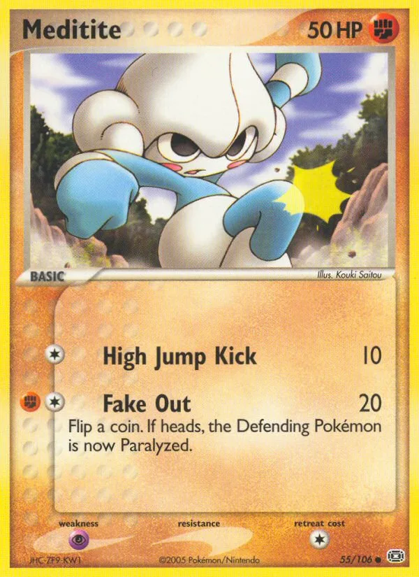 Meditite EX Emerald card