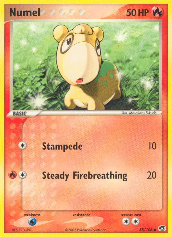Numel EX Emerald card
