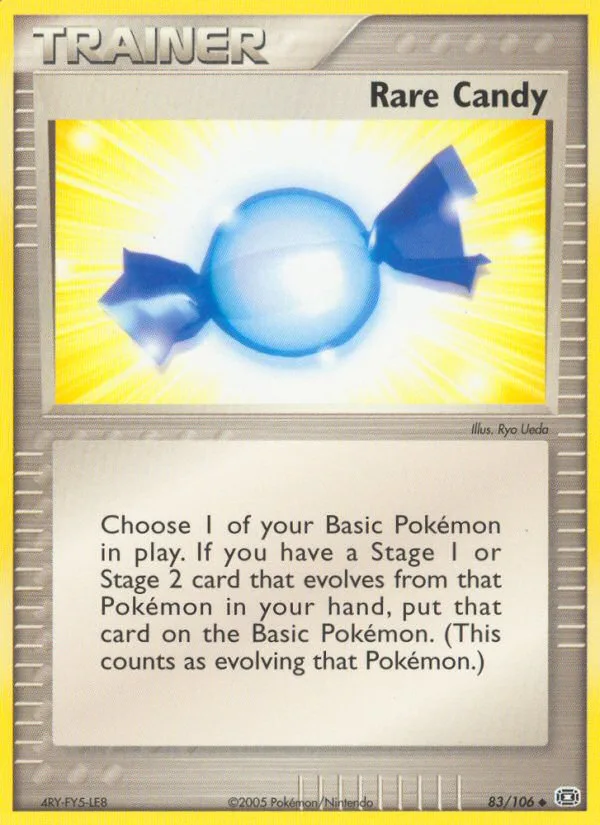 Rare Candy #83 EX Emerald Pokemon card