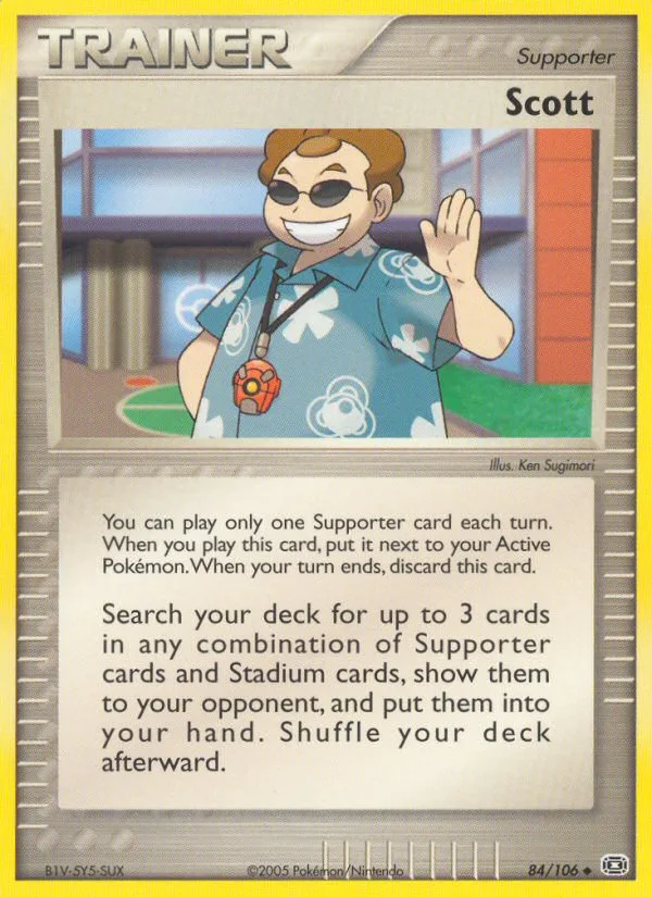 Scott #84 EX Emerald Pokemon card