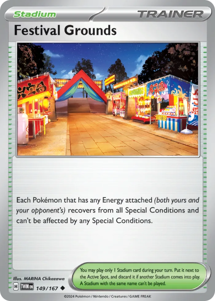 Festival Grounds #149 Twilight Masquerade Pokemon card