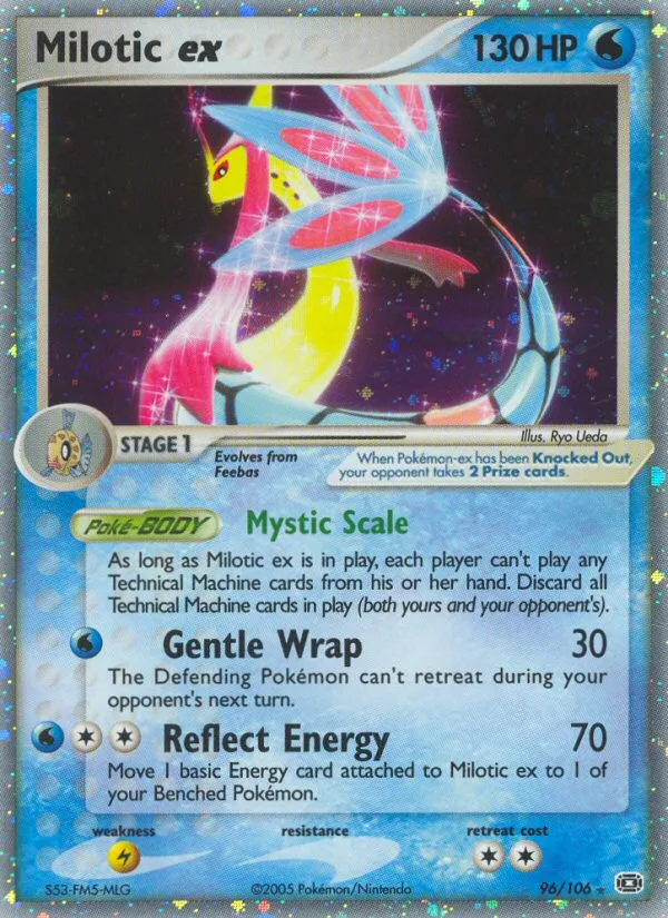 Milotic ex #96 EX Emerald Pokemon card