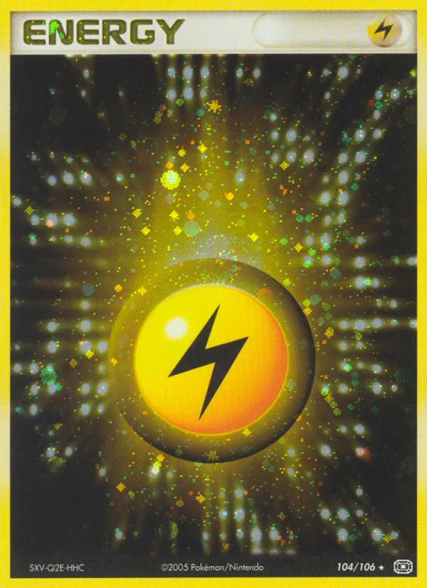 Lightning Energy #104 EX Emerald Pokemon card