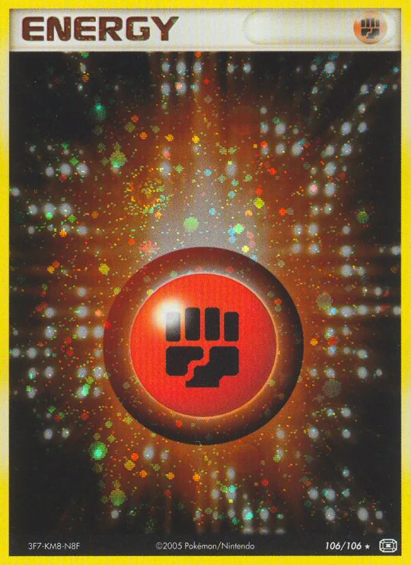Fighting Energy #106 EX Emerald Pokemon card