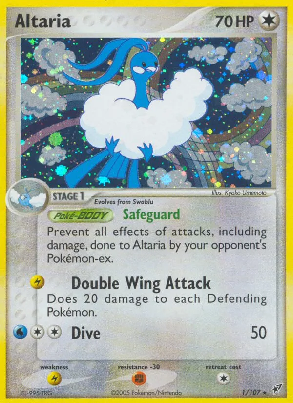 Altaria #1 EX Deoxys Pokemon card