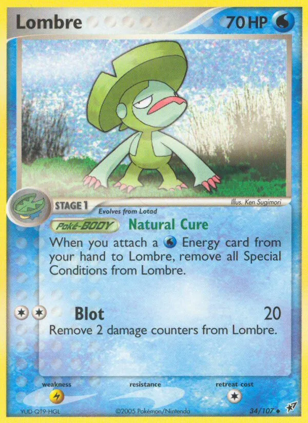 Lombre EX Deoxys card