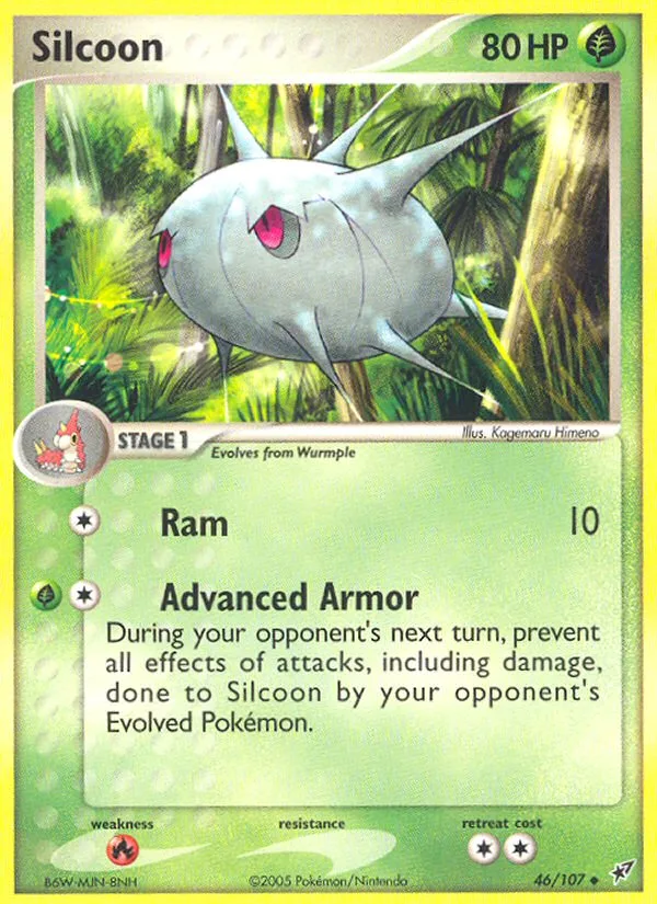 Silcoon EX Deoxys card