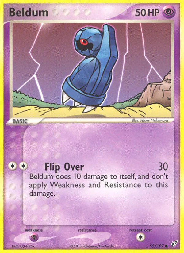 Beldum EX Deoxys card