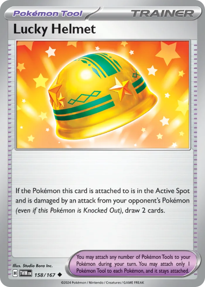 Lucky Helmet #158 Twilight Masquerade Pokemon card