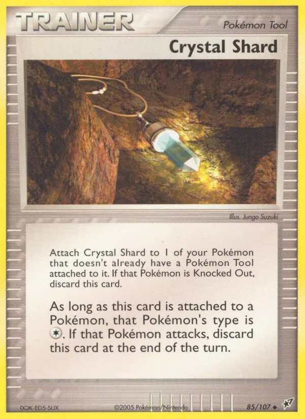 Crystal Shard #85 EX Deoxys Pokemon card