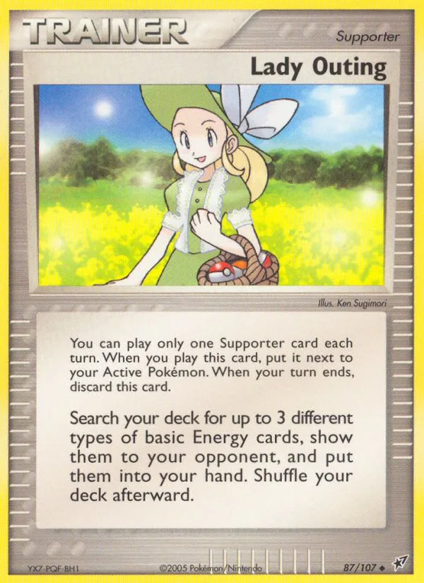 Lady Outing EX Deoxys card