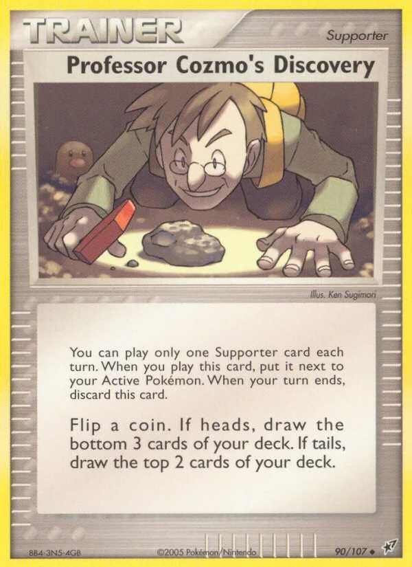 Professor Cozmo's Discovery #90 EX Deoxys Pokemon card