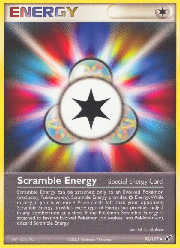 Scramble Energy #95 EX Deoxys Pokemon card