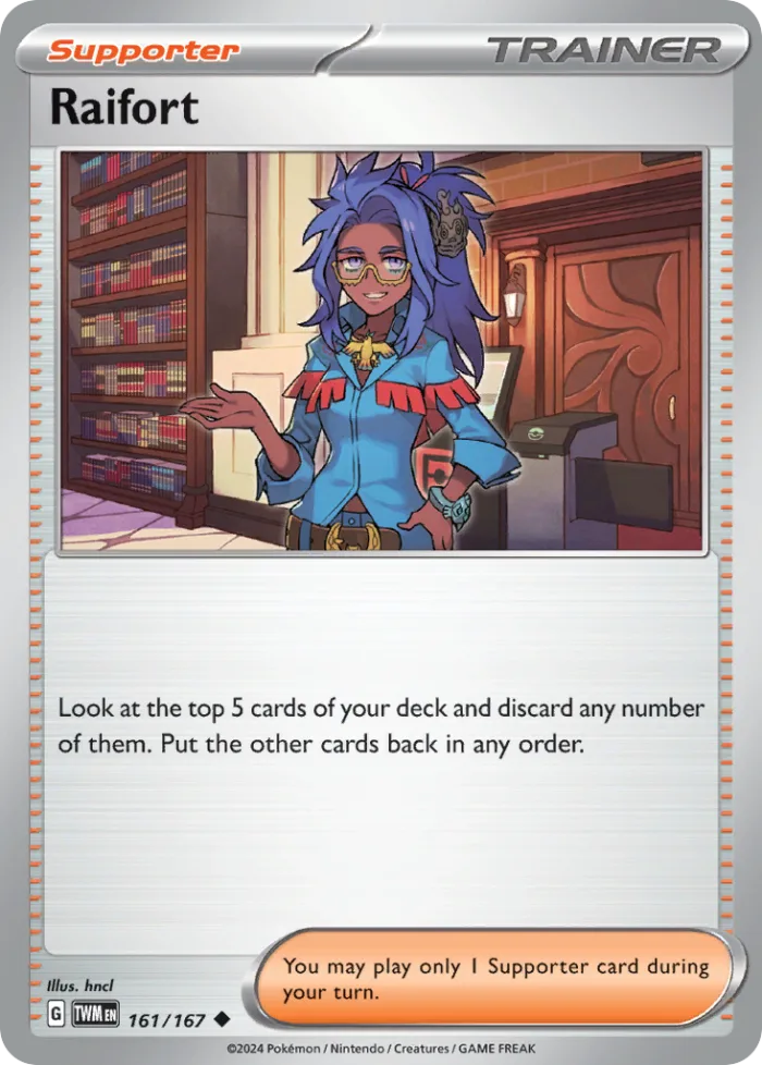 Raifort #161 Twilight Masquerade Pokemon card