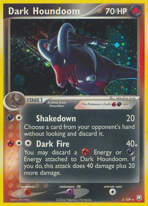 Dark Houndoom #5 EX Team Rocket Returns Pokemon card