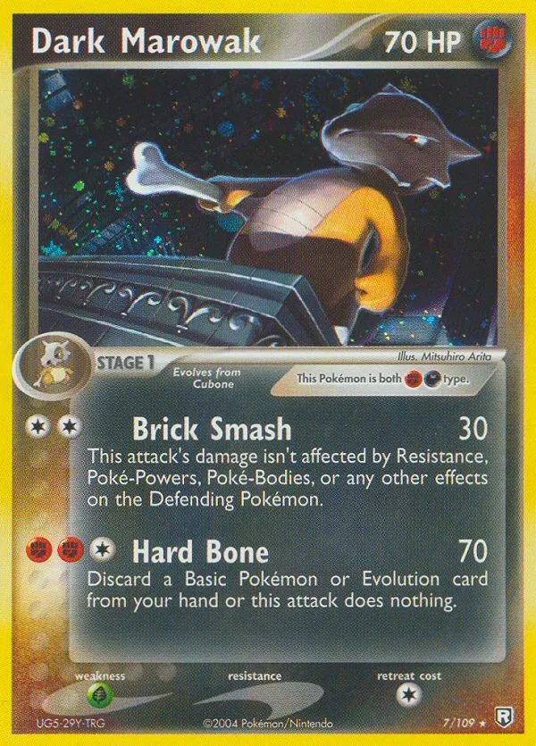 Dark Marowak #7 EX Team Rocket Returns Pokemon card